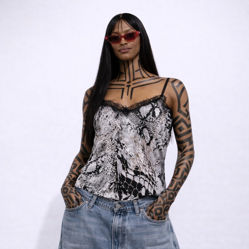 Y2K Animalia Print Camisole